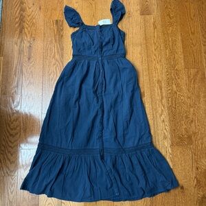 Macy’s And Now This navy blue maxi dress